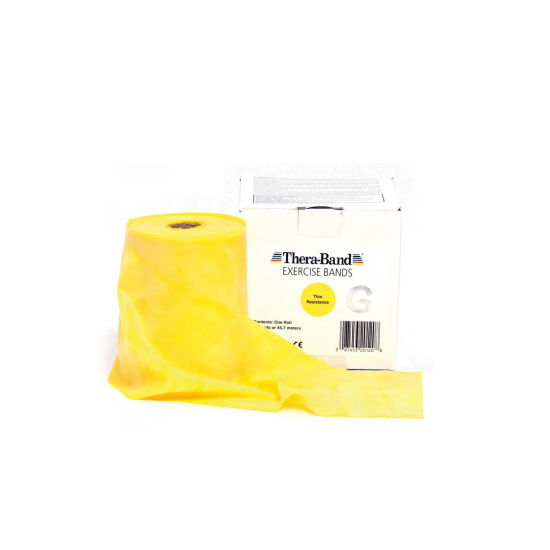 TheraBand Direnç Lastiği Sarı 45,5mt (Top Halinde)